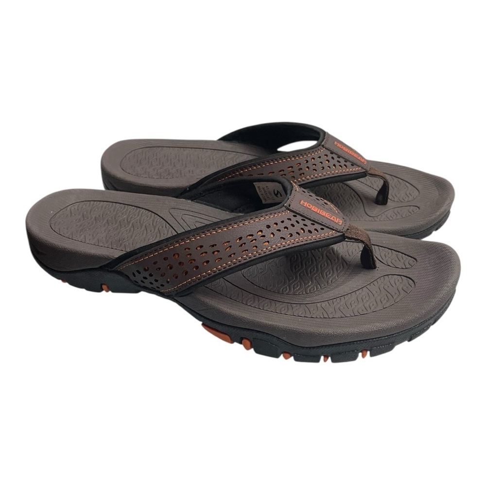 Hobibear Men’s Ramble Original - Wide Toe flip flops! Size 8